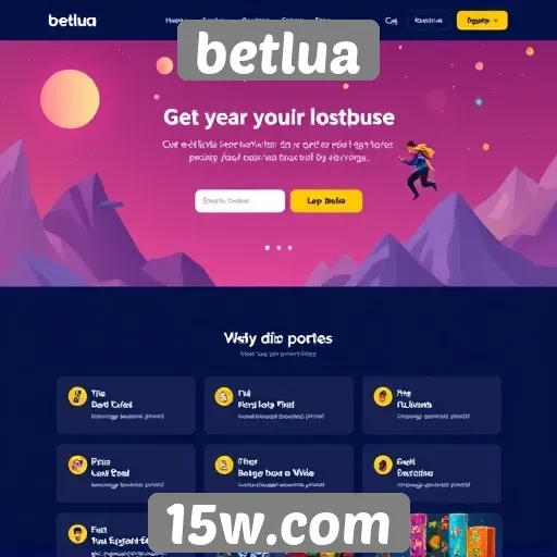 Acessibilidade e design do site betlua